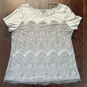 Market & Spruce lace tshirt size 1X